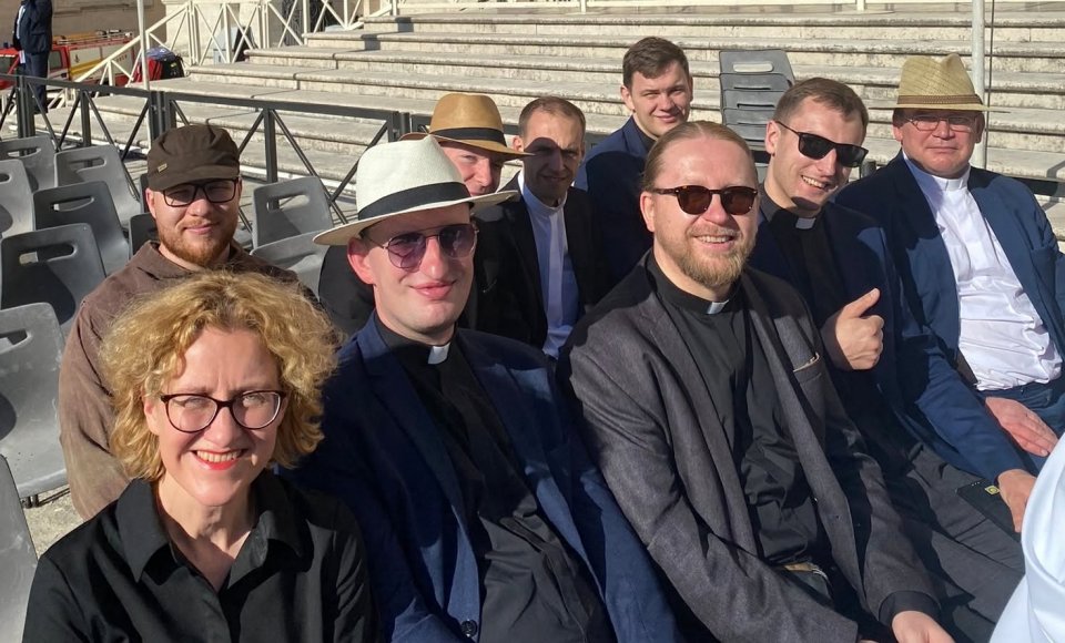 P opiežiaus Pranciškaus audiencijoje dalyvavo Vilniaus Šv. Juozapo kunigų seminarijos absolventai