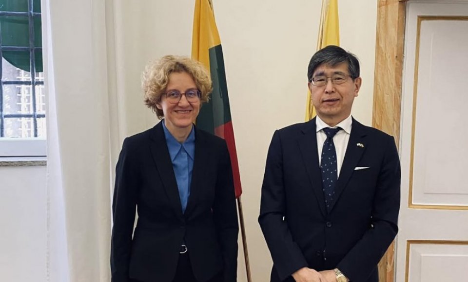 Japonijos ambasadoriaus vizitas Lietuvos Respublikos ambasadoje prie Šventojo Sosto ir Maltos...