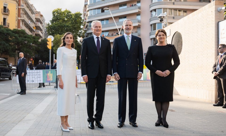 Prezidentas G. Nausėda dalyvavo Sagrada Familia bazilikos restauracijos iškilmėse