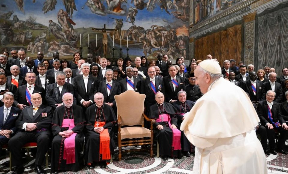 Naujametinė popiežiaus Pranciškaus audiencija 