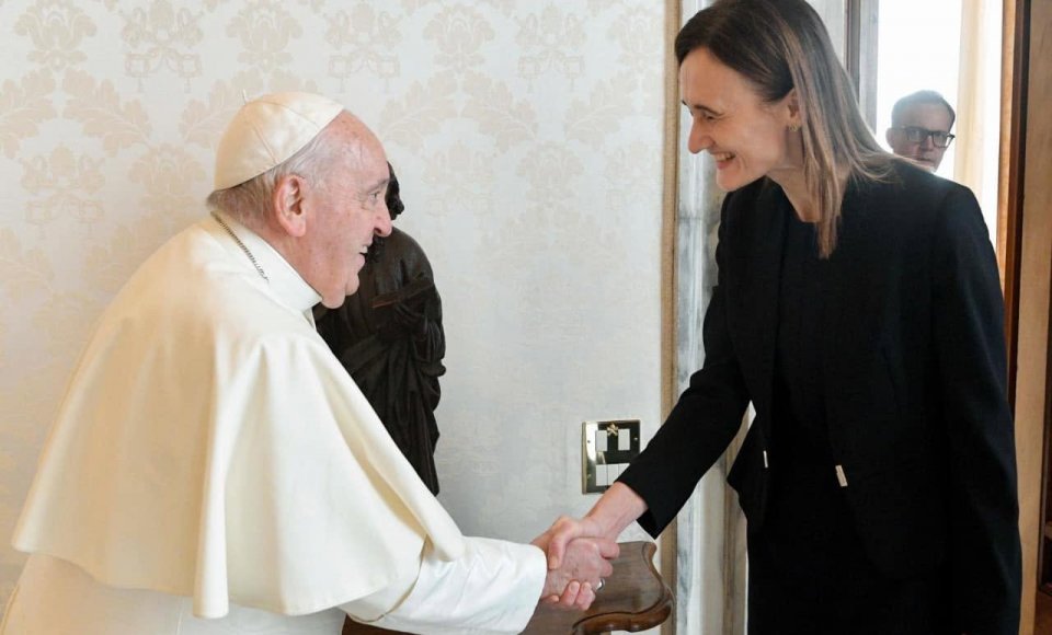 Vatikane lankėsi Seimo pirmininkė Viktorija Čmilytė-Nielsen
