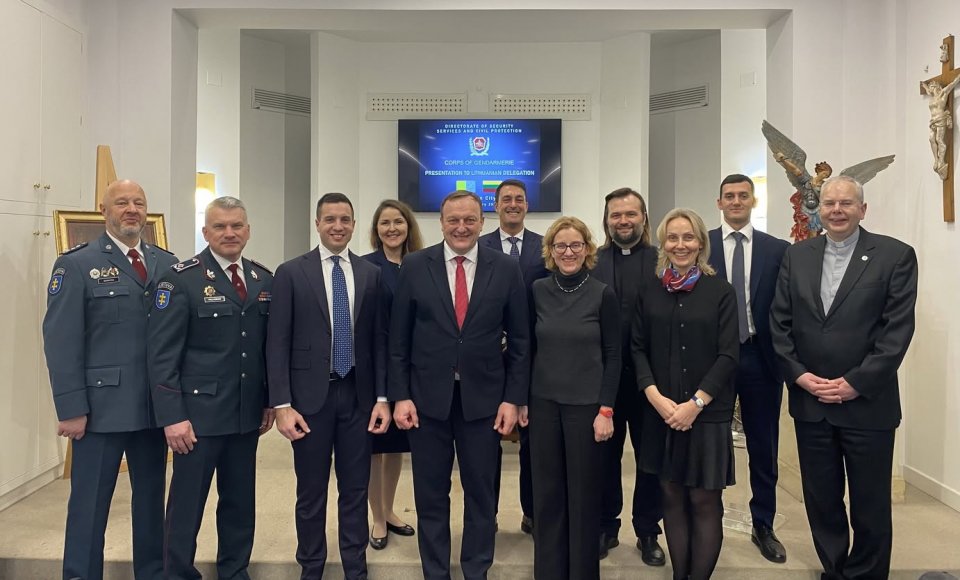 Vatikane lankėsi Lietuvos vidaus reikalų ministas V. Kondratovič ir Lietuvos saugumo tarnybų darbuotojai