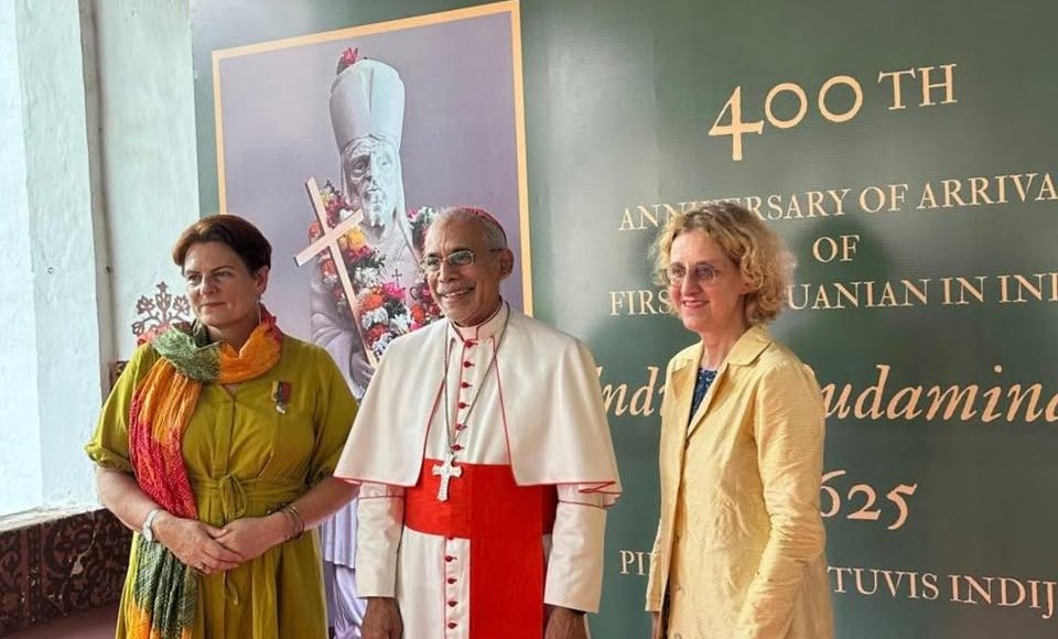 Lietuvis misionierius Andrius Rudamina SJ lankosi Goa mieste, Indijoje