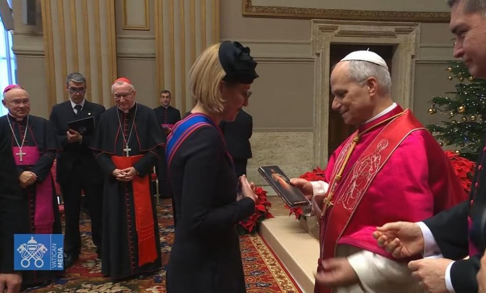 Ambasadorė S. Maslauskaitė-Mažylienė, kartu su kitais akredituotais ambasadoriais prie Šventojo Sosto, susitiko su Popiežiumi Leonu XIV 
