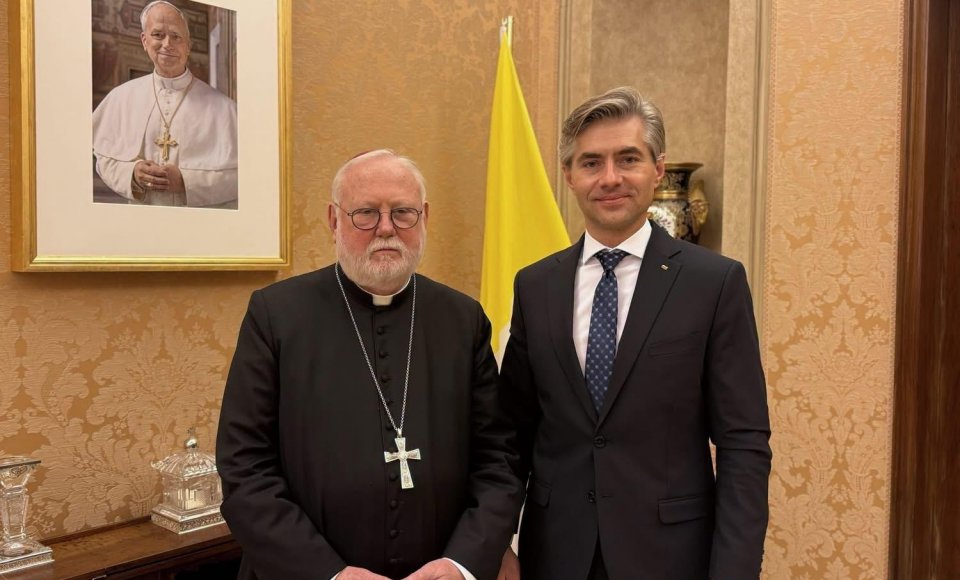 Ministras K.Budrys lankėsi Vatikane